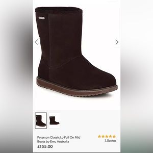Emu Paterson Lo women’s shearling boots waterproof 7
